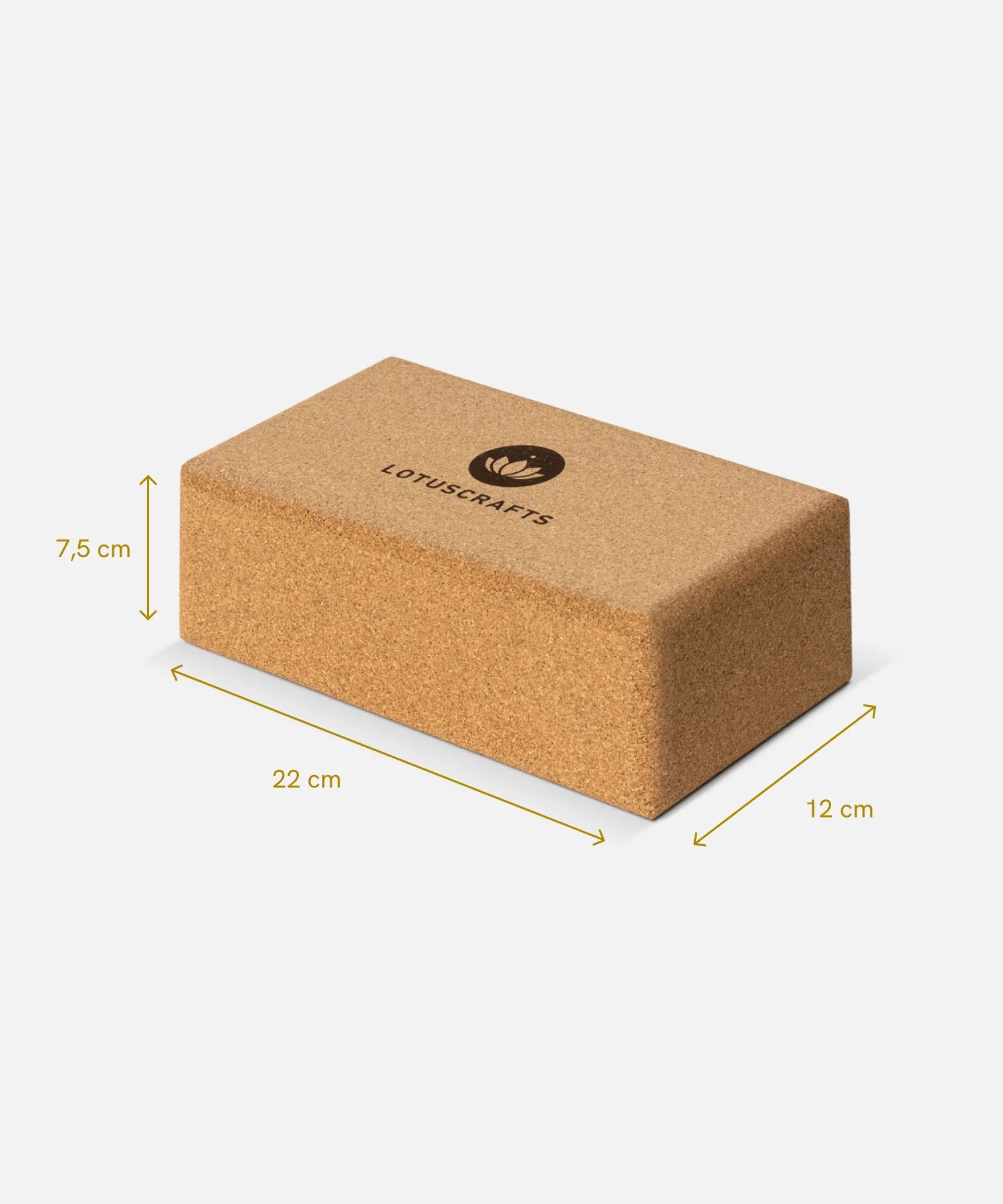Yogablock Kork Einzeln