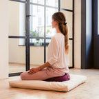 Yogakissen Halbmond Shanti